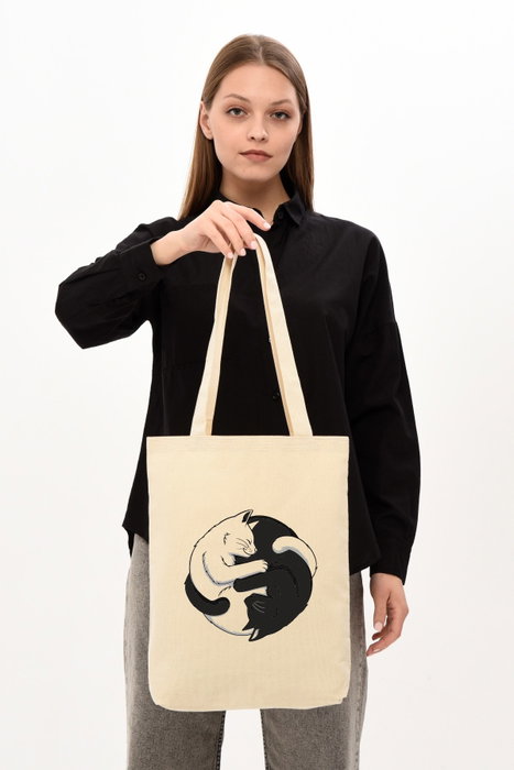 Zoozie Bags Bolso de mano 1227 100% algodón color crema 35x40x8 cm